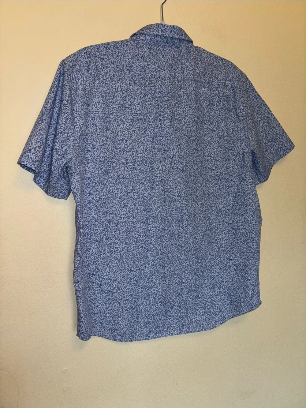 Banana Republic Floral Slim Fit Button Shirt Men’s Sz L Cotton Poplin Preppy